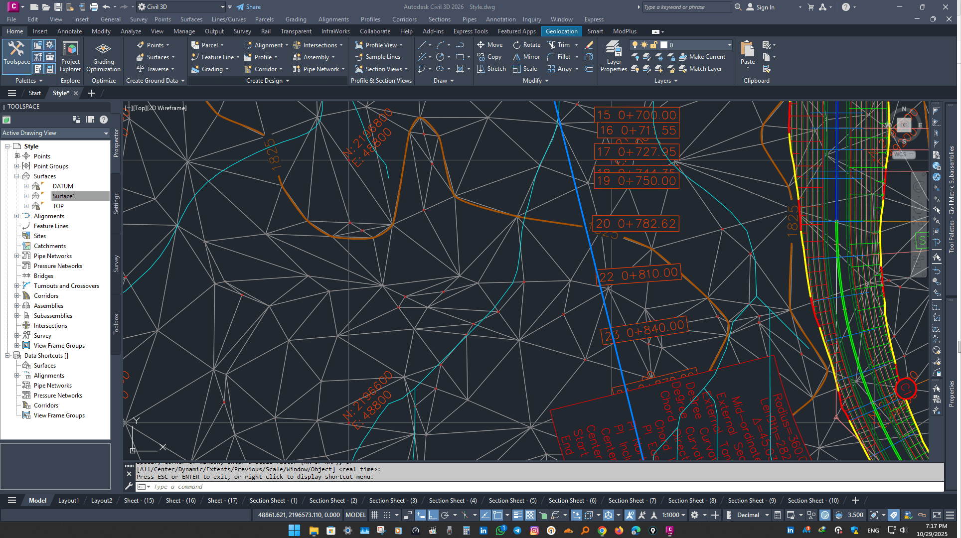 وبینار آموزشی در خصوص ویرایش سطوح و مثلث بندی ها در نرم افزار سیویل تری دی