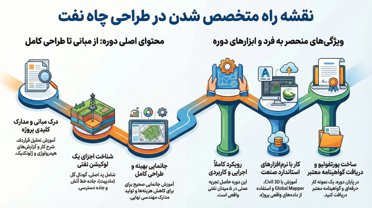 دوره نخبگان طراحی لوکیشن‌های نفتی ۱